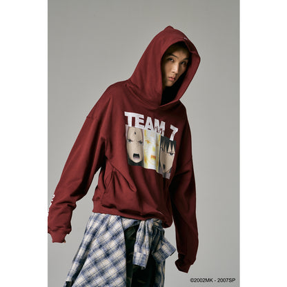 【PRE ORDER】TEAM 7 HOODIE / BURGUNDY