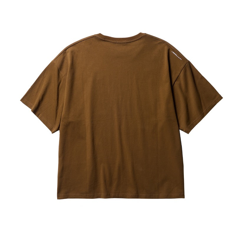 LIBERE LOGO T-SHIRTS / BROWN