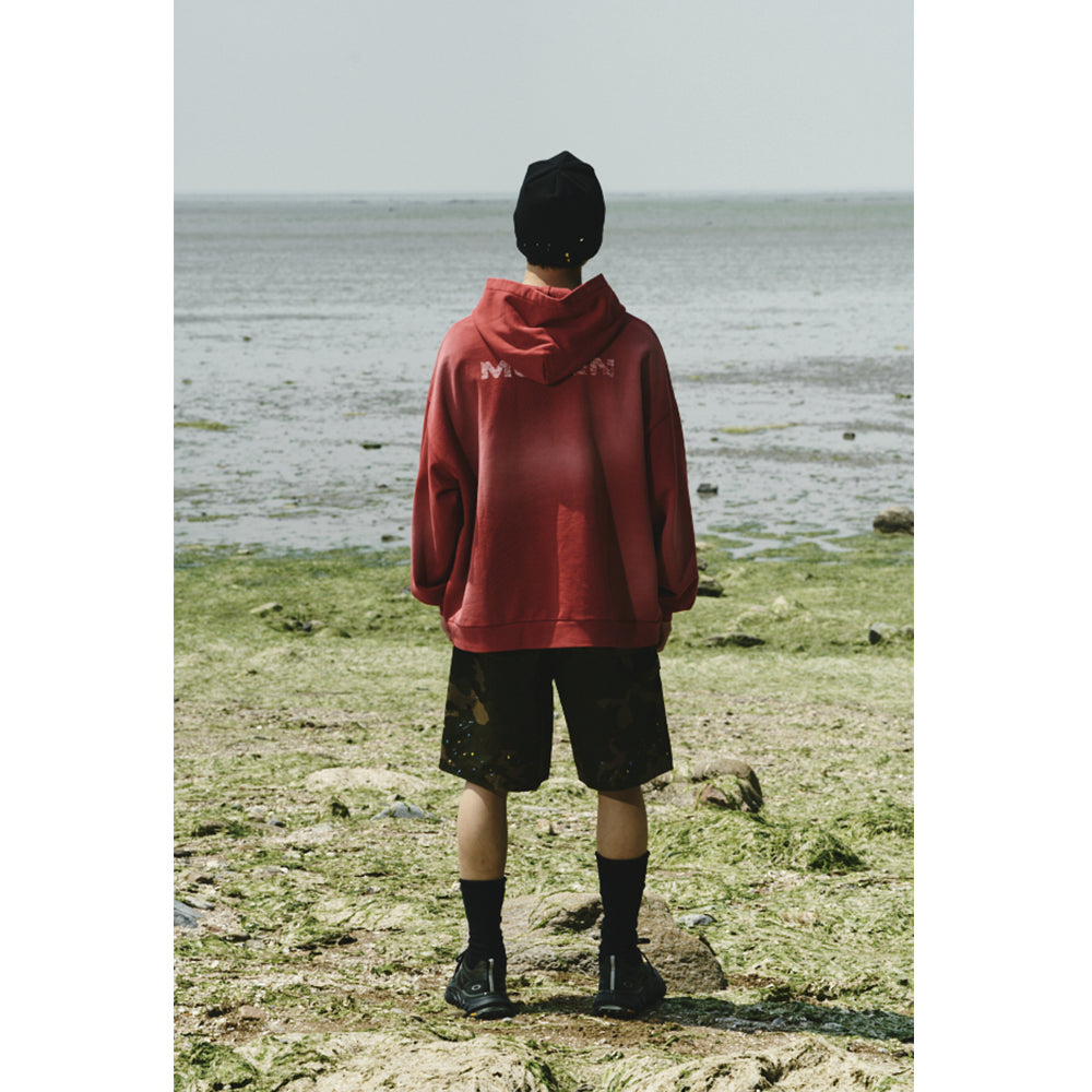 WIDE CROP CARPENTER PANTS / MILITARY CAMO