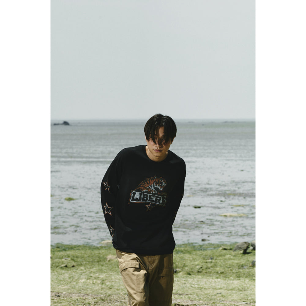 TIGER SHADOW LONG SLEEVE / BLACK