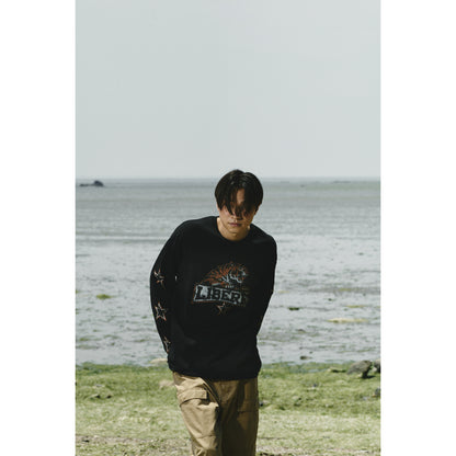 TIGER SHADOW LONG SLEEVE / BLACK