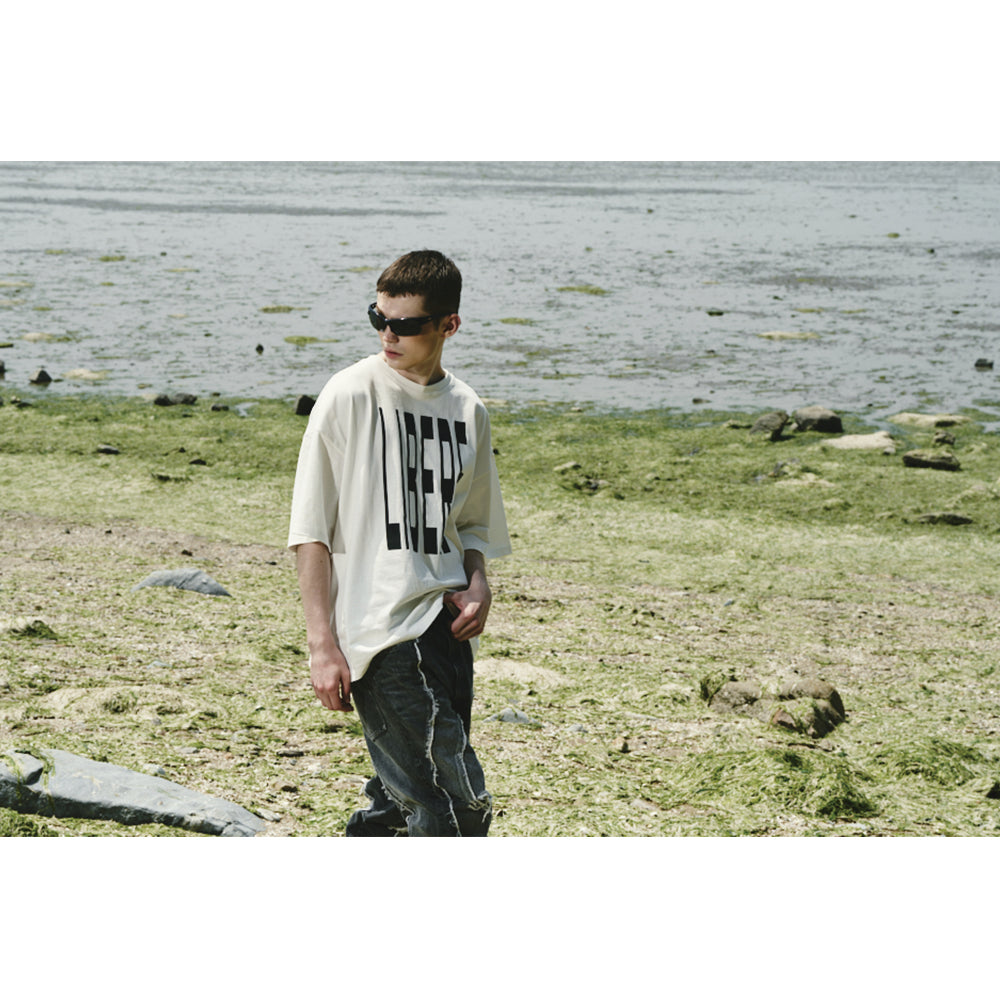 LIBERE LOGO T-SHIRTS / WHITE