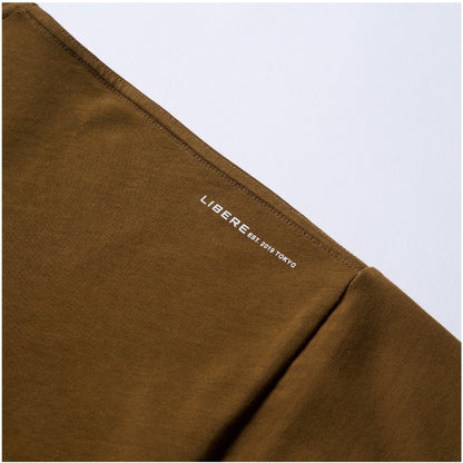 LIBERE LOGO T-SHIRTS / BROWN