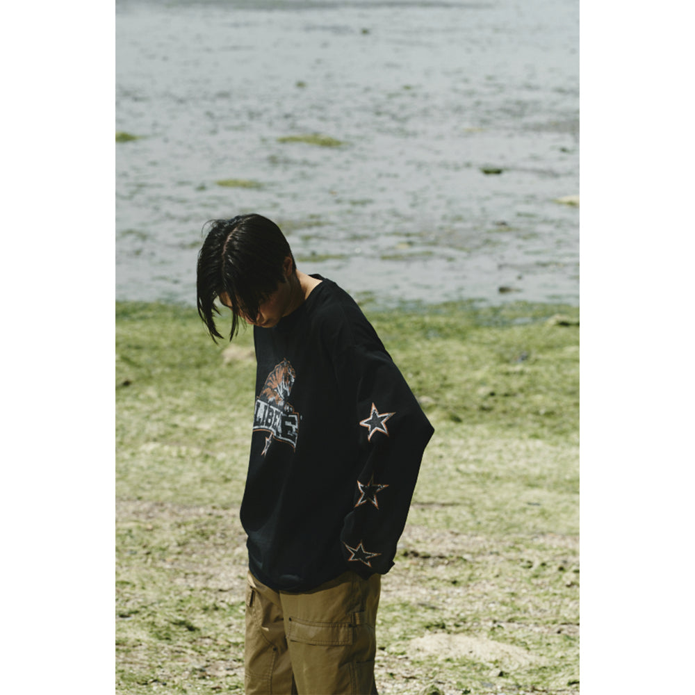 TIGER SHADOW LONG SLEEVE / BLACK