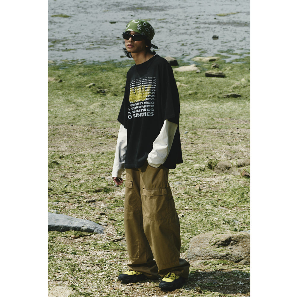 NO BOUNDARIES T-SHIRTS / BLACK