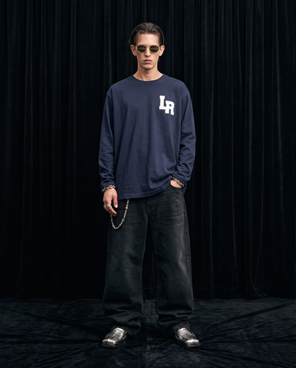 LR STANDARD LONG SLEEVE T-SHIRT / NAVY