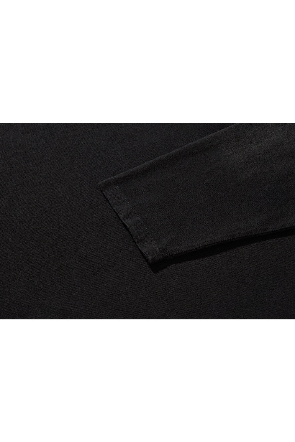 FRINGE LONG SLEEVE T-SHIRTS / BLACK