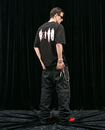 CROWD T-SHIRT / BLACK