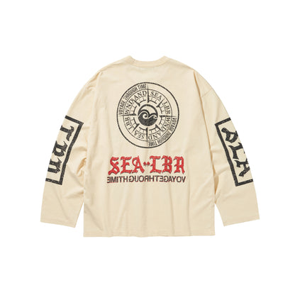 WDS X LIBERE GRAPHIC LS TEE / IVORY
