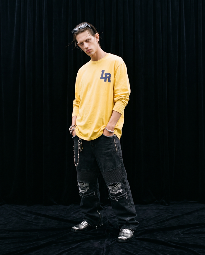 LR STANDARD LONG SLEEVE T-SHIRT / YELLOW