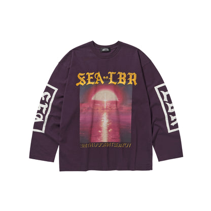 WDS X LIBERE GRAPHIC LS TEE / PURPLE