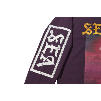 WDS X LIBERE GRAPHIC LS TEE / PURPLE