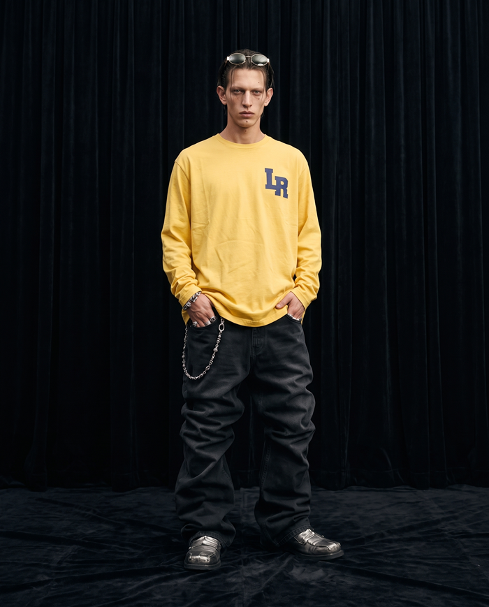 LR STANDARD LONG SLEEVE T-SHIRT / YELLOW