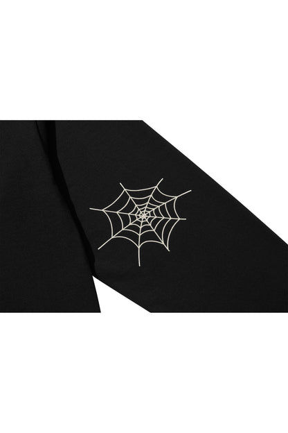 BISON BULL LONG SLEEVE T-SHIRTS / BLACK