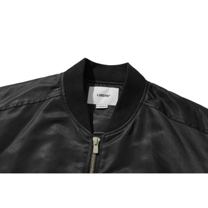 CHUCKLE MA-1 JACKET / BLACK