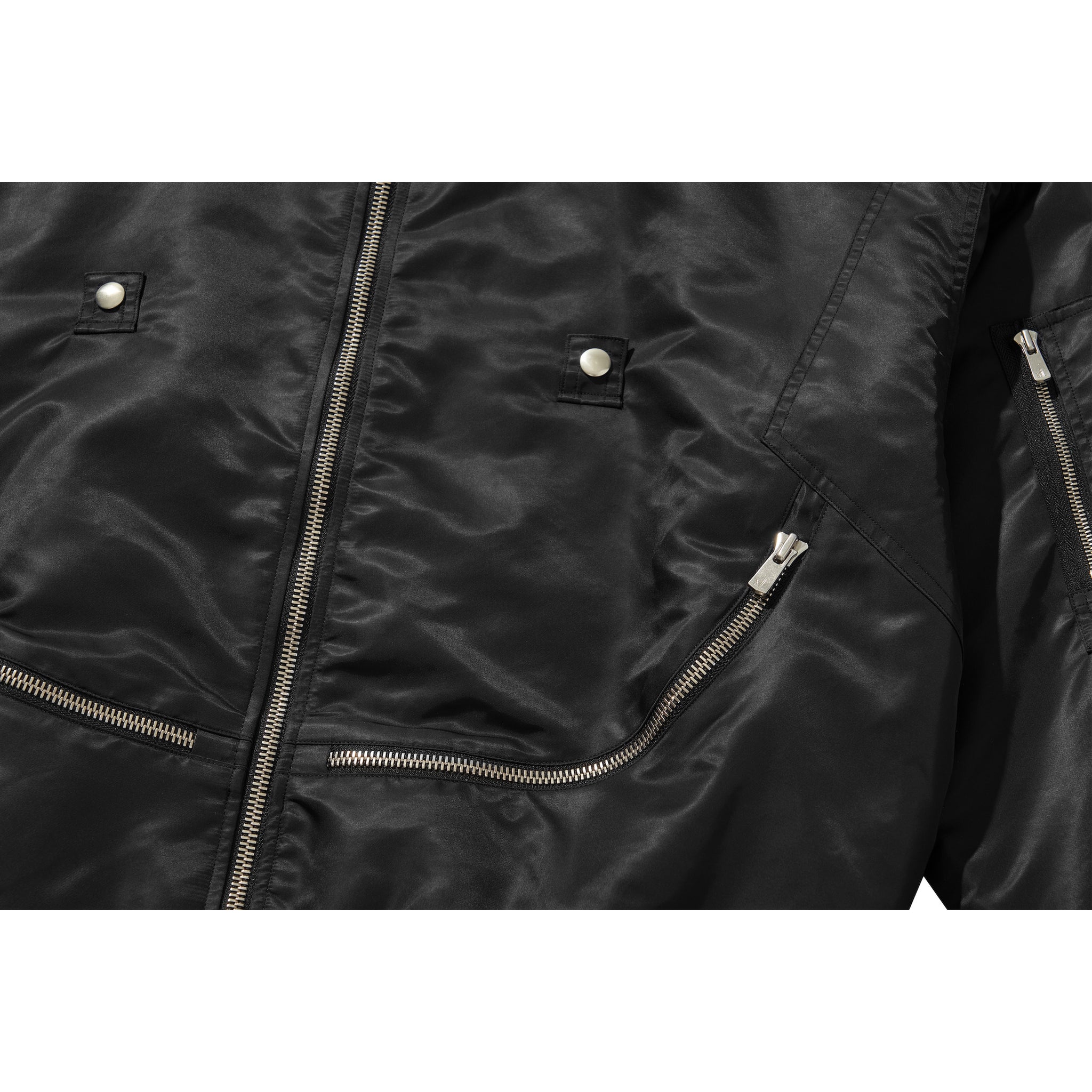CHUCKLE MA-1 JACKET / BLACK