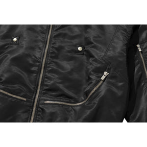 CHUCKLE MA-1 JACKET / BLACK
