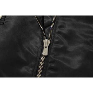 CHUCKLE MA-1 JACKET / BLACK