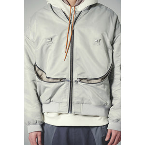 CHUCKLE MA-1 JACKET / GRAY