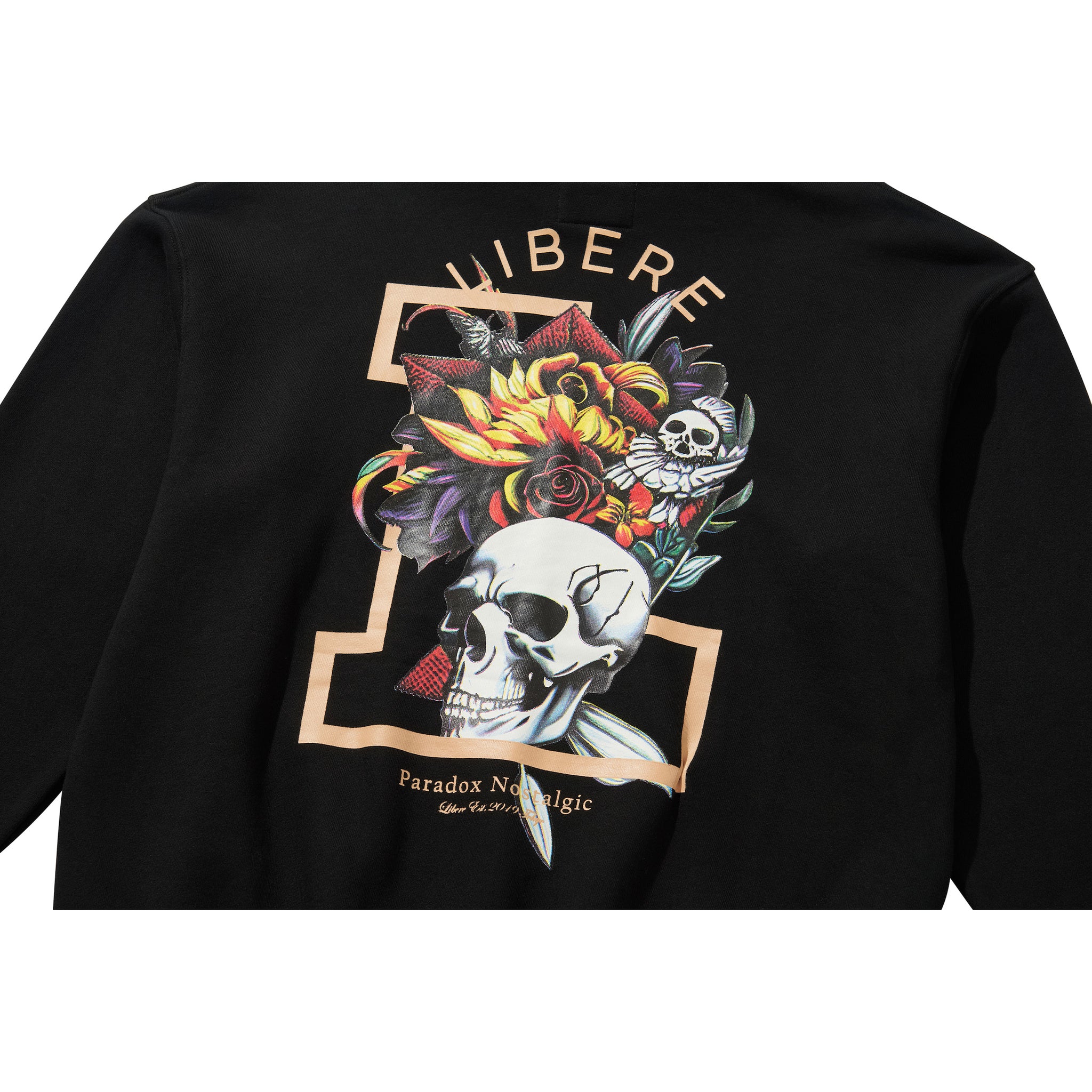 FLOWER HOODIE / BLACK