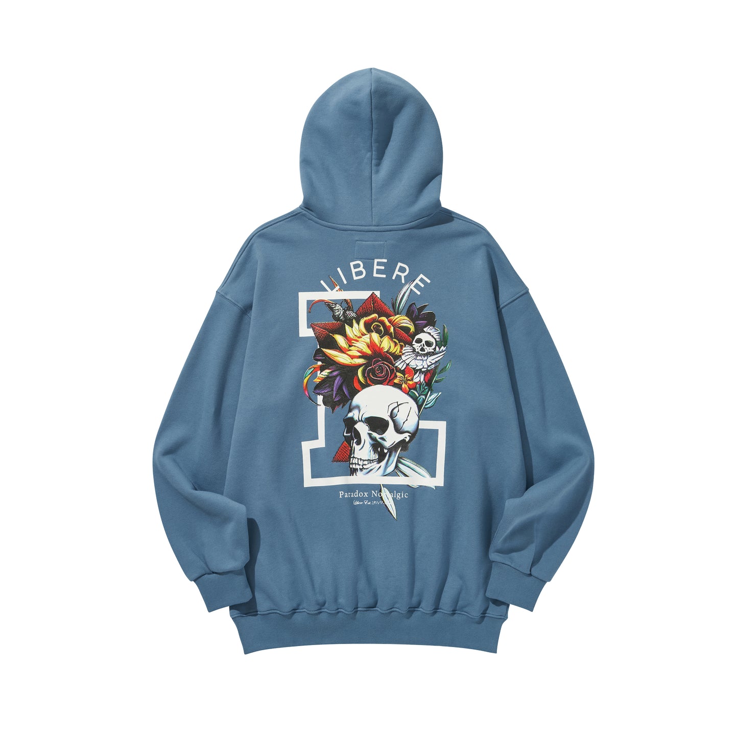 FLOWER HOODIE / BLUE