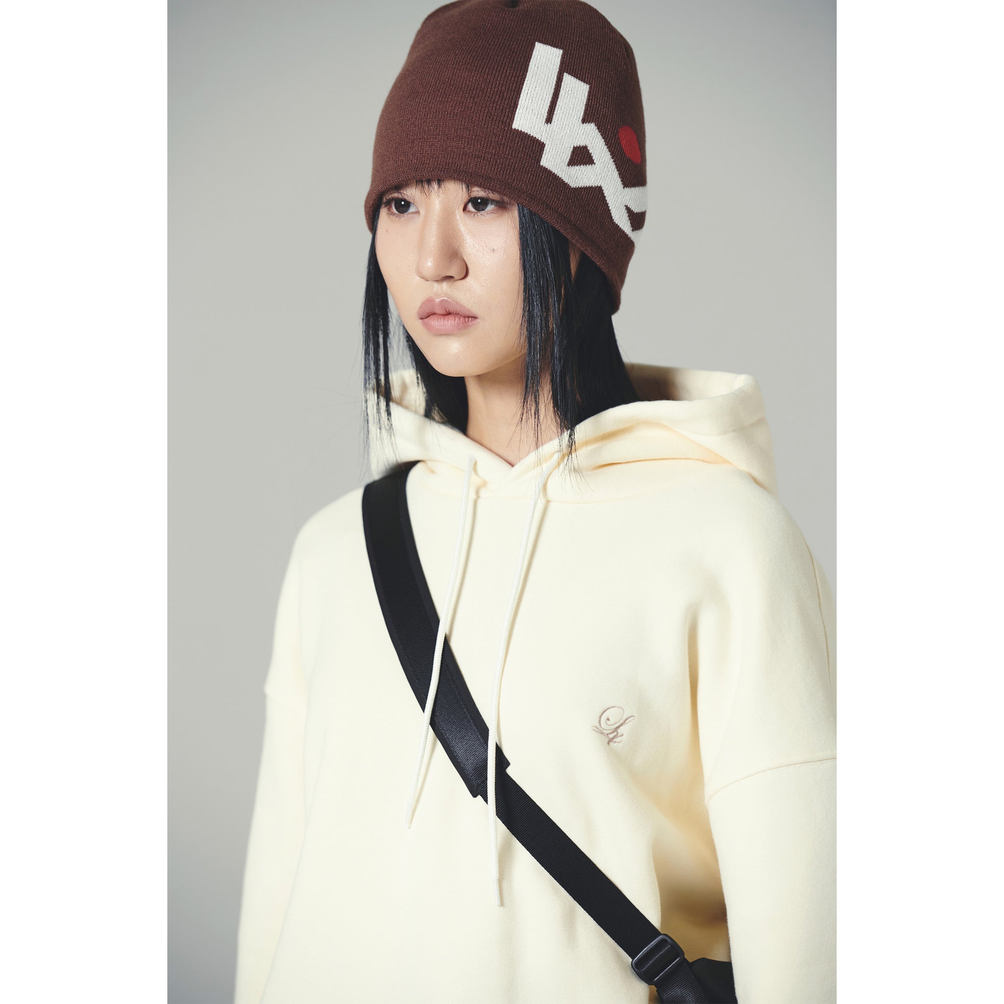 FLOWER HOODIE / IVORY