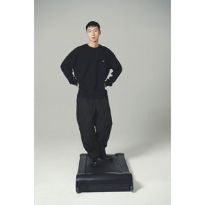 FLOWER LONG SLEEVE TEE / BLACK