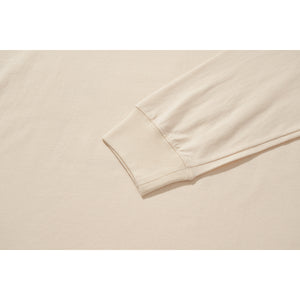 FLOWER LONG SLEEVE TEE / IVORY
