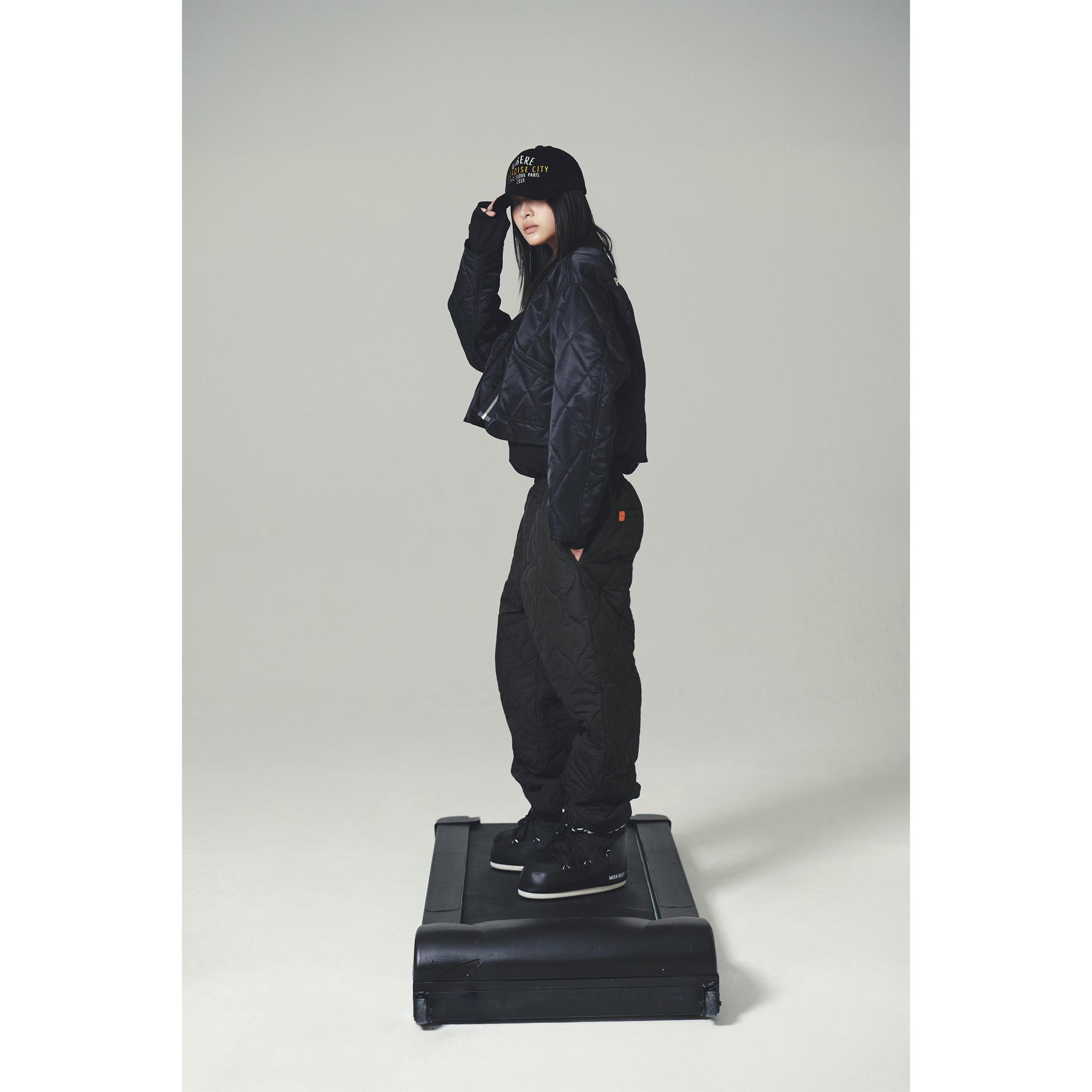 EASY QUILTING PANTS / BLACK