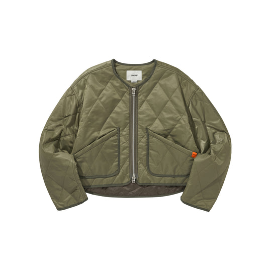 HALF QUILTING JACKET / OLIVE