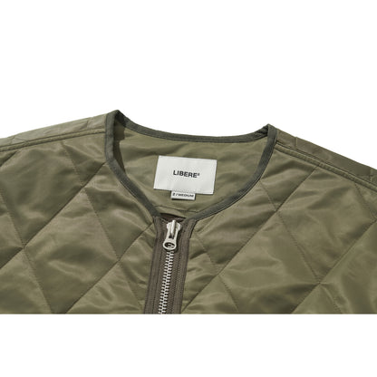 HALF QUILTING JACKET / OLIVE