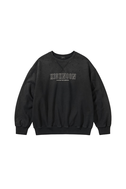 HIGHNOON CREWNECK SWEAT / BLACK