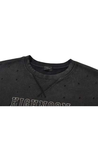 HIGHNOON CREWNECK SWEAT / BLACK