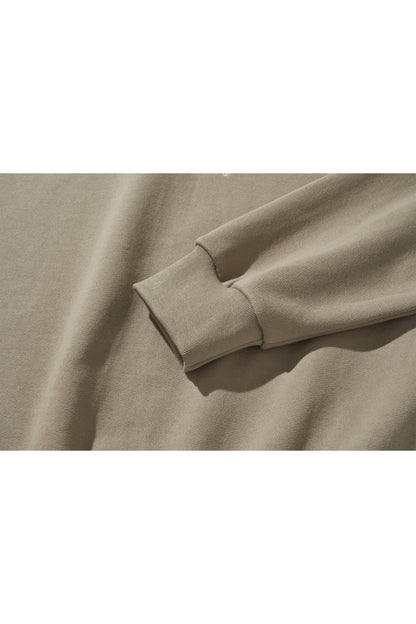 LOGO CREWNECK SWEAT / BROWN