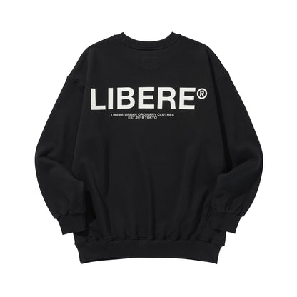 LOGO CREW SWEAT / BLACK