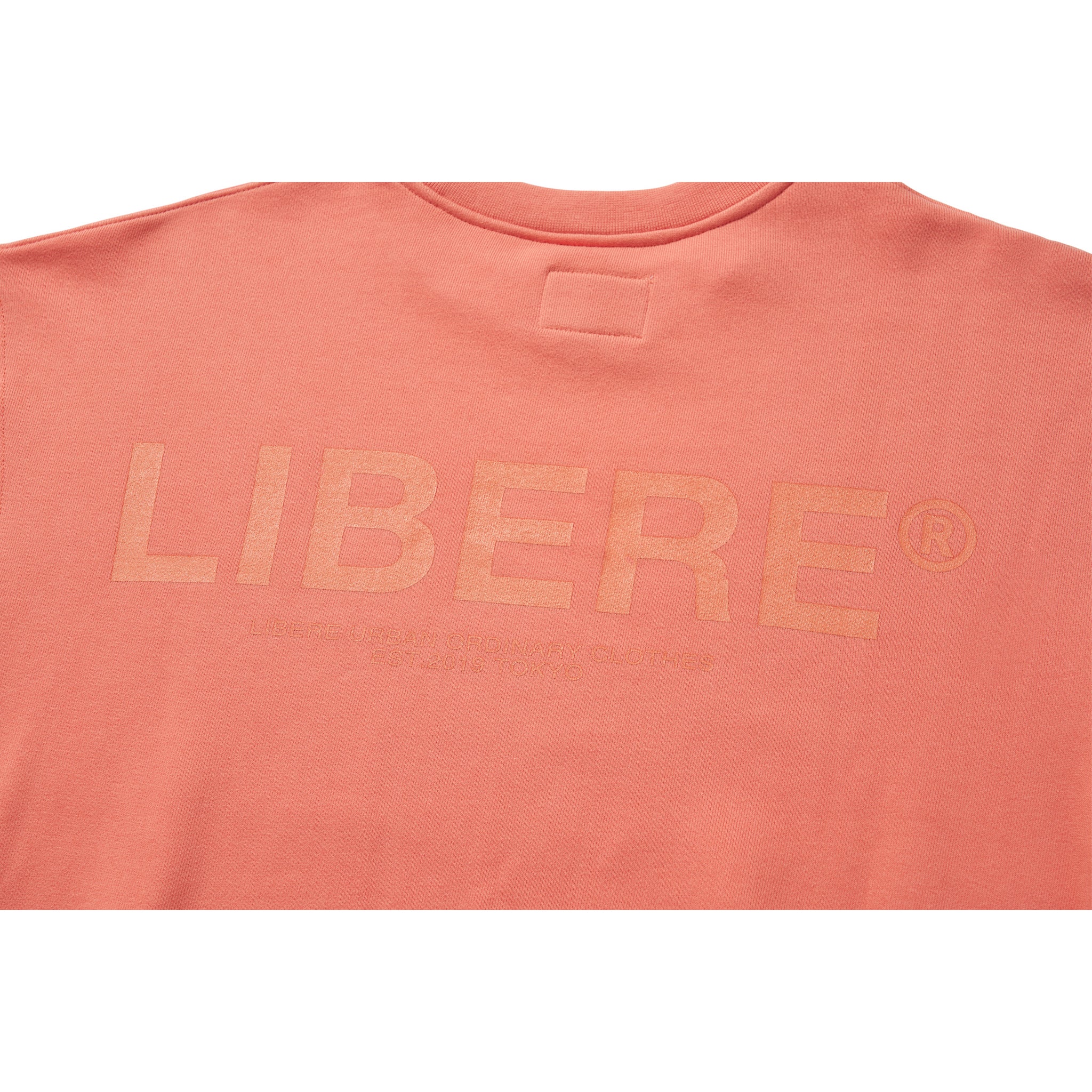 LOGO CREW SWEAT / PEACH