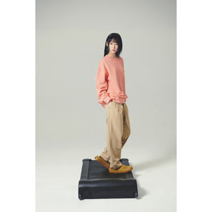 LOGO CREW SWEAT / PEACH