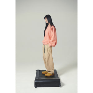 LOGO CREW SWEAT / PEACH