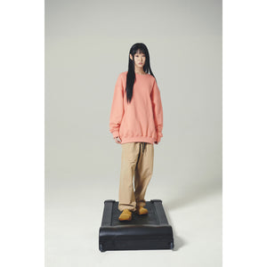 LOGO CREW SWEAT / PEACH
