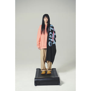 LOGO CREW SWEAT / PEACH
