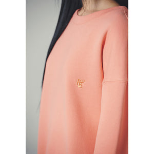 LOGO CREW SWEAT / PEACH