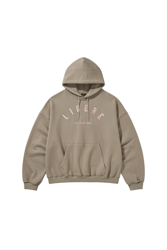 LOGO HOODIE / BROWN