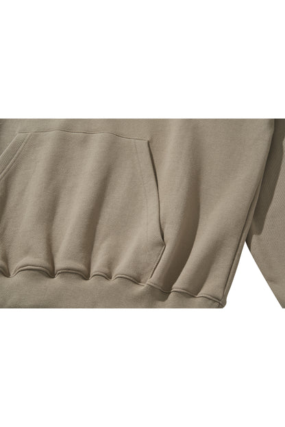 LOGO HOODIE / BROWN