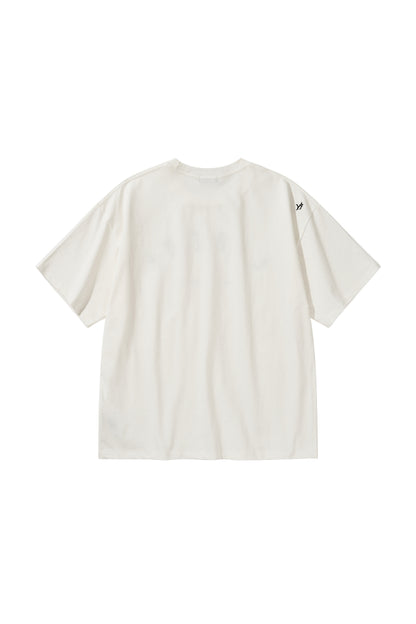 LOGO T-SHIRTS / WHITE
