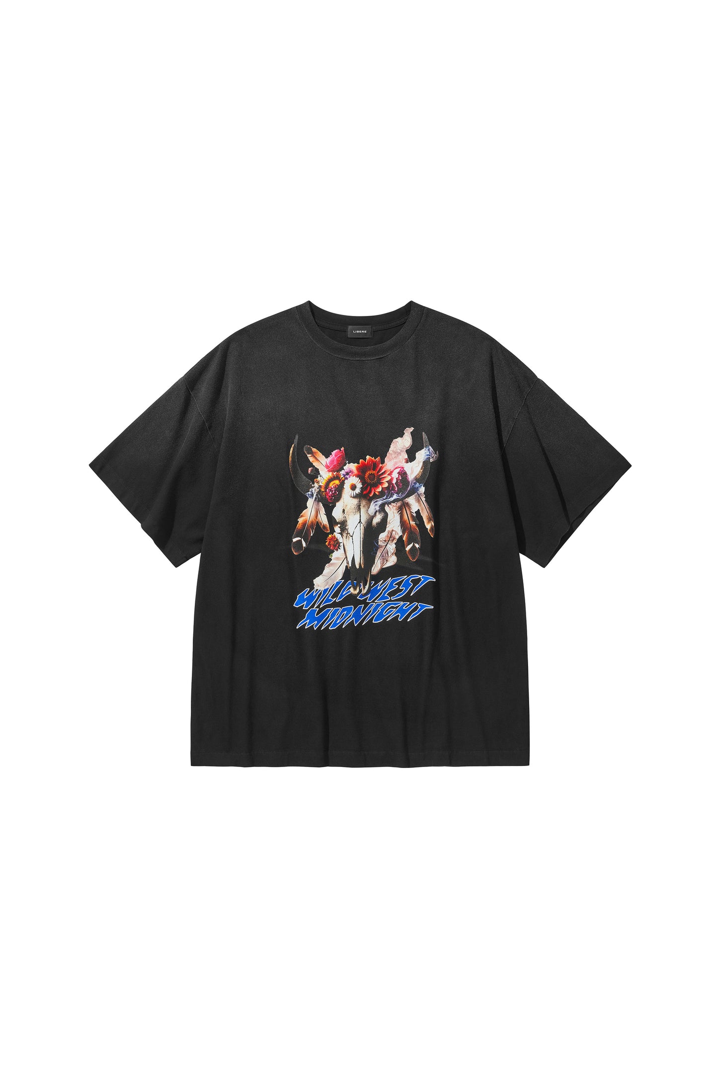 MIDNIGHT BISON T-SHIRTS / BLACK