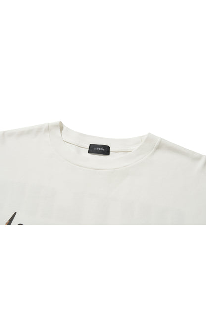 MIDNIGHT BISON T-SHIRTS / WHITE
