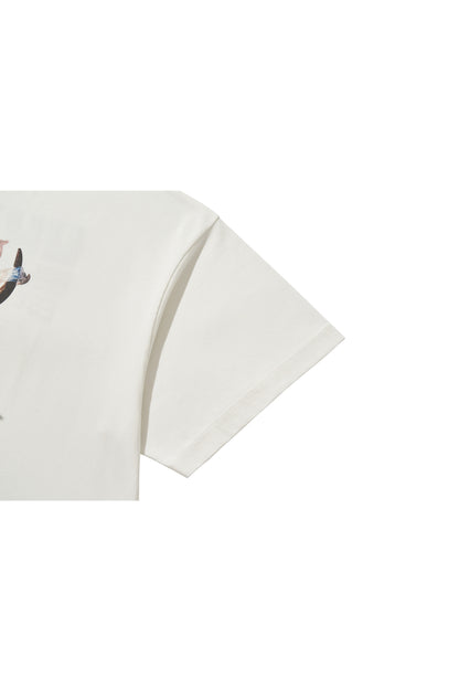 MIDNIGHT BISON T-SHIRTS / WHITE