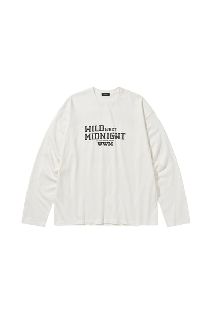 MIDNIGHT GALLOP LONGSLEEVE/ WHITE