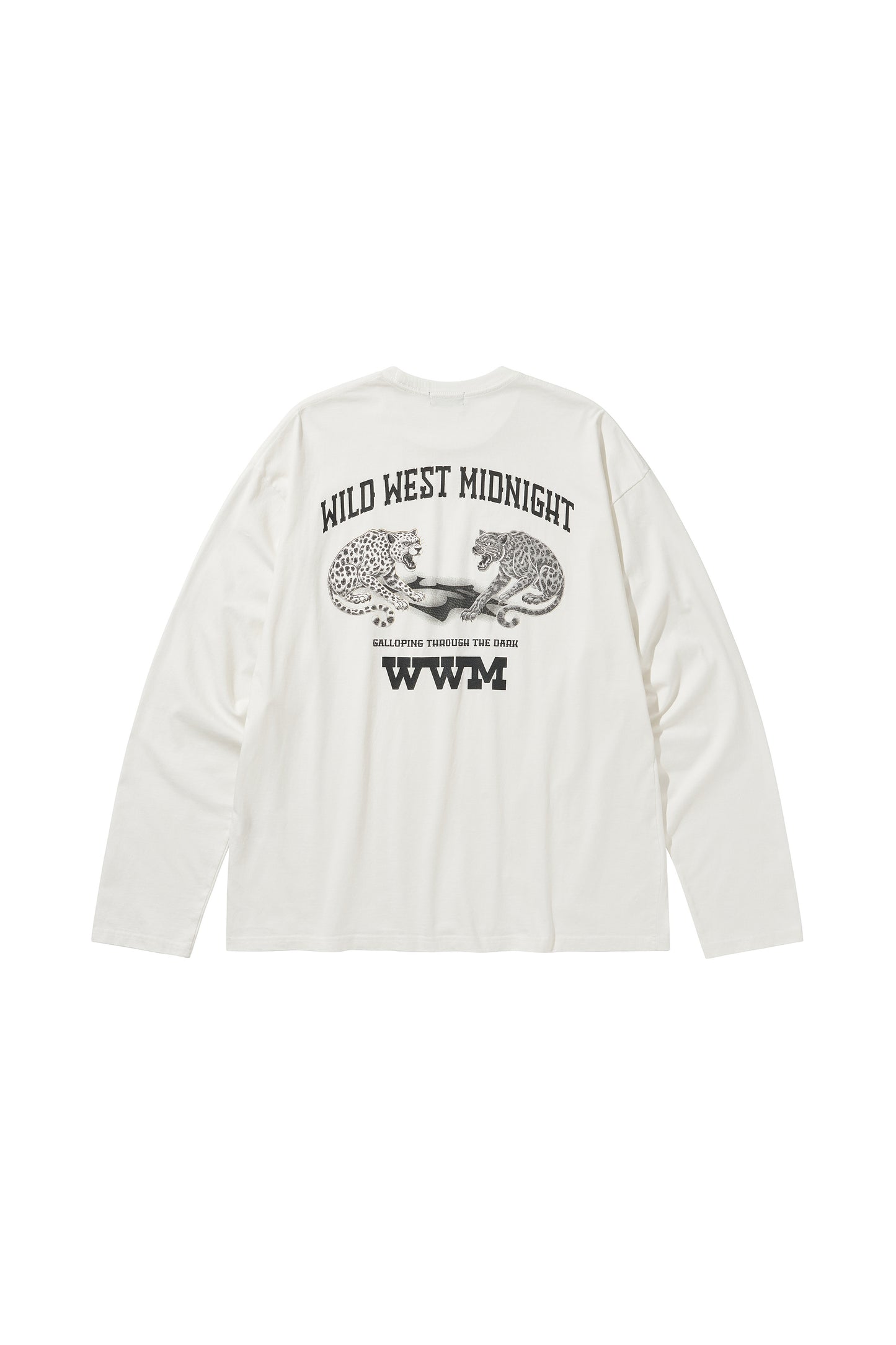 MIDNIGHT GALLOP LONGSLEEVE/ WHITE