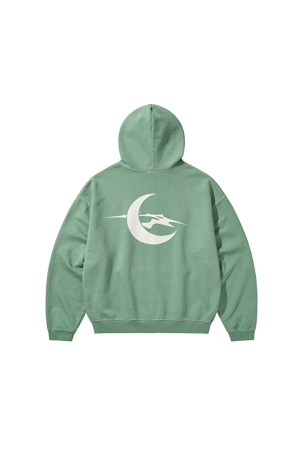 MIDNIGHT ZIP-UP HOOD / GREEN
